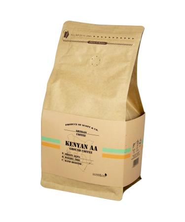 Kenyan AA Ground Coffee. Medium Roast Ground Coffee Single Origin. 500g Kenyan AA 500g Ground 500 g (Pack of 1)