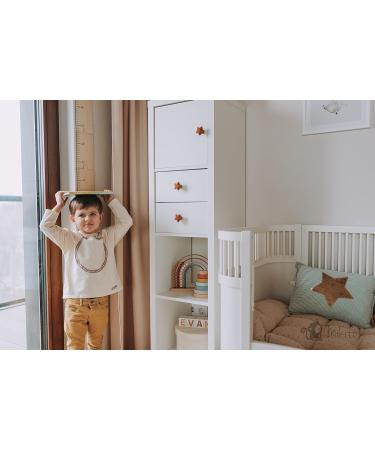 Buy Mikito Holz Ma for Kids - Growth Chart with Wall Attachment | Natural Wood Wall Decor for Children's Room | Perfect Measuring Strip Puzzle for Boys & Girls - Buy Online on GoSupps.com