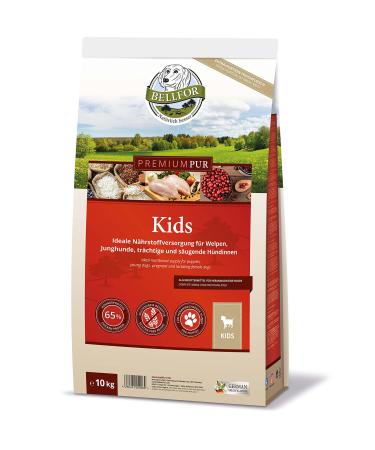Bellfor Premium Pur Kids Gluten-free Dog Food for Puppies Ideal nutrition for puppies, young dogs, pregnant and lactating females 10 kg