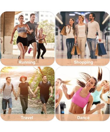 Microfiber Heel Repair Patch Set - 8 Pairs, Self-Adhesive, for Shoes & Seats - Black & White - Buy Online on GoSupps.com