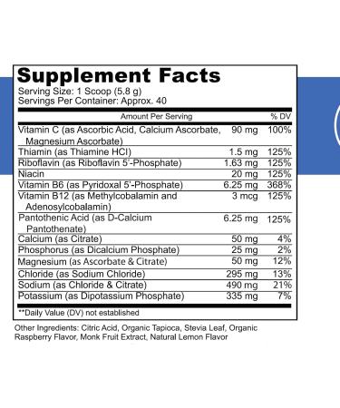 Dr. Danielle's Original Electrolyte Powder - Hydration Drink Mix Supplement - Boosts Energy & Keto-Friendly - No Maltodextrin & Sugar Free - Raspberry Lemonade Flavor - Buy Online on GoSupps.com