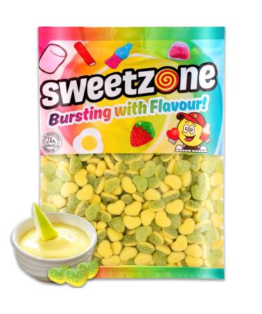 Sweetzone Sweetzone Apple and Custard Foam Candy Bag Halal Candy Flavor 1 kg