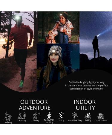 Night Scout Rechargeable LED Beanie - Blue | One Size - Buy Online on GoSupps.com
