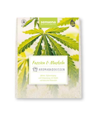 Sensena aroma bath pillow herbal bath - natural & vegan bathing additive: "fascinating fascia" deep cleaning & relaxation with hemp oil & basic minerals relaxation bath herbal pillows fascia and muscles