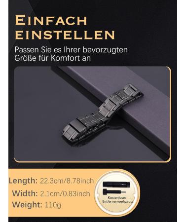 Buy Jeracol Men's Titanium Steel Magnetic Bracelet - 3500 Gauss Healing Bracelet with Adjustable Fit & Gift Box - Buy Online on GoSupps.com