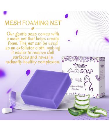 FIVONA Feminine Yoni Soap Bar - Natural Herbal Blend for Intimate V Care - Lavender Flower Scent - 5.3 oz - Buy Online on GoSupps.com