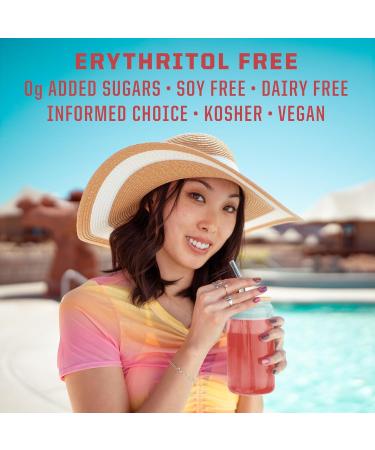 Sunwarrior Hydration Powder - Strawberry Colada Electrolyte Packets | Vegan Sugar-Free | 18 Stick Packs B12 & Elderberry | Active Hydration - Buy Online on GoSupps.com