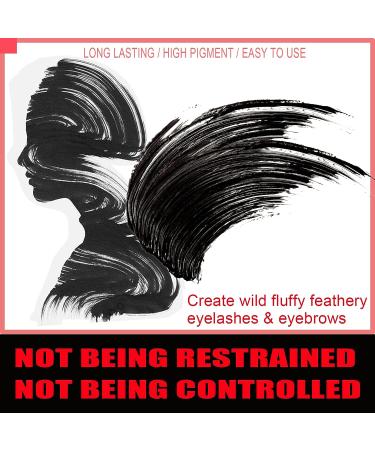 Waterproof Black Brow Gel - Long Lasting, Smudge-proof Eyebrow Mascara for Natural Fluffy Brows - 03 Black - Buy Online on GoSupps.com