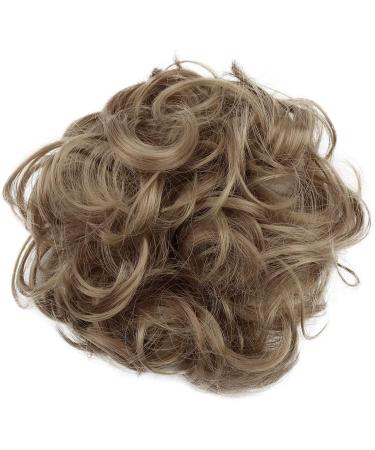 CAISHA by PRETTYSHOP Messy Scrunchie Bun Voluminous Wavy Hairpiece | Brunette G12A Synthetic Fibres | Heat-resistant | #22A - Buy Online on GoSupps.com