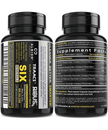 15mg Zinc Glycinate with 5 Essential Trace Minerals for Metabolism Support - 90 Plant-Based Capsules - Buy Online on GoSupps.com
