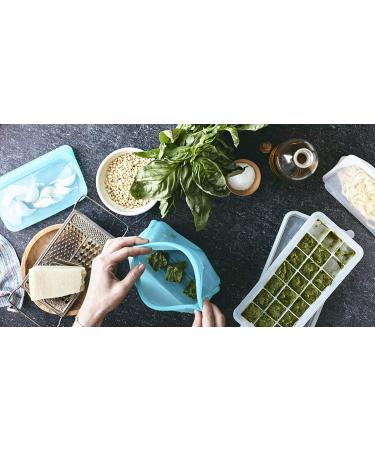 Stasher Reusable Silicone Food Bag - 56 fl. oz. Stand Up Clear Storage Solution - Buy Online on GoSupps.com