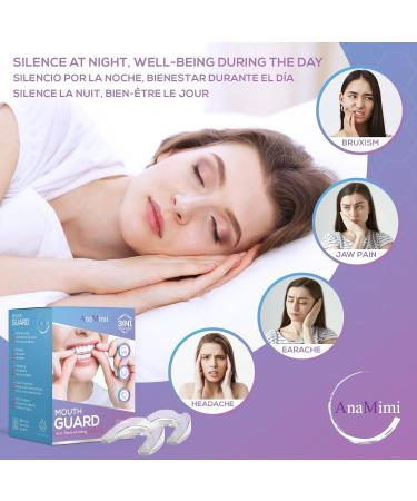 Protect Your Smile while sleeping Mouth Guard for grinding teeth night comfort guaranteed relieve your bruxism with our dental protector.This Night guard for teeth will also protect you during your travels with its case - Buy Online on GoSupps.com