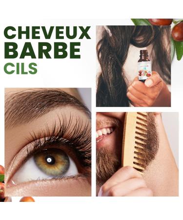 Huile de Jojoba Bio Pure et 100% Naturel: Huile Visage Hydratant Cheveux et Barbe Anti ge Huile D maquillante Visage S rum Cils Huile Cuticules Ongles Soin Peau Atopique - 1000 ml 1 L Sans parfum ajout 1 l (Lot de 1) - Buy Online on GoSupps.com