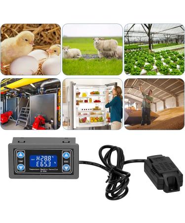 XY-WTH1 Digital LCD Temperature & Humidity Controller - Perfect for Incubation Breeding & Greenhouse Use | International Shipping Available - Buy Online on GoSupps.com
