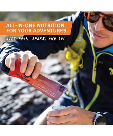 Tailwind Grab-and-Go Endurance Fuel Singles (Pack of 8) - Hydration Drink Mix with Electrolytes and Carbs - Non-GMO, Gluten-Free, Vegan - No Soy or Dairy - Buy Online on GoSupps.com