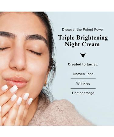Clinical Resolution - Triple Brightening Night Cream (1.0 oz/30 g) - Overnight Skin Brightening Cream with Vitamin C and Retinol - Buy Online on GoSupps.com