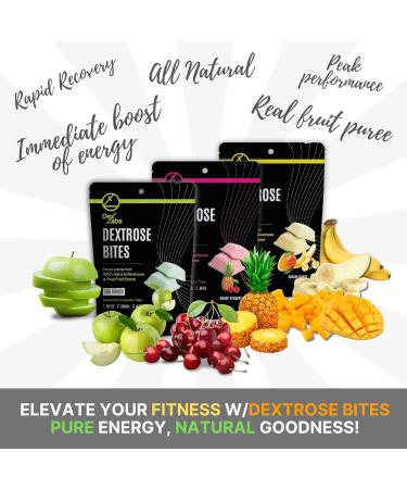 Dextrose Bites - Energizing Melts & Portable Glucose Tablets for Workouts - Banana Mango Flavor (Pack of 01 - Buy Online on GoSupps.com