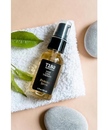 Vegan Heat Protectant Hair Serum - 1fl oz Anti-Frizz Natural & Paraben-Free for Shine & Protection - Buy Online on GoSupps.com