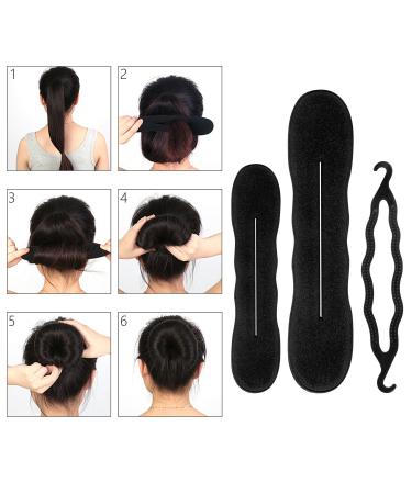 IvenCase 28-Part Hair Styling Accessories Set | Fashion Elastic Pliers Magical Curly Winder & Clips | Perfect for Braid Patterns & Hair Knots | International Shipping Available - Buy Online on GoSupps.com
