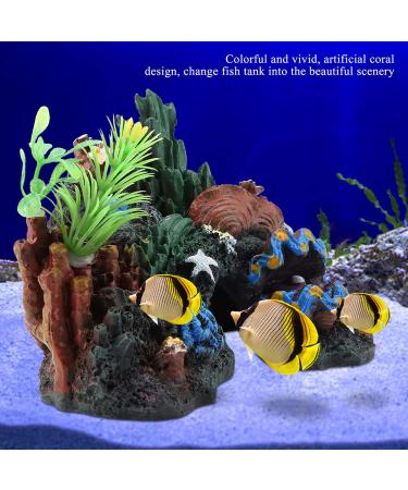 Aquarium Coral Rock Decoration Coral Reef Ornament Vivid Artificial Resin Coral Cave Environments Ornaments Aquarium Fish Tank Resin Decorations - Buy Online on GoSupps.com