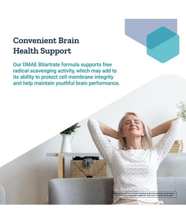 Life Extension DMAE Bitartrate 150 mg - 200 Vegetarian Capsules for Cognitive Support - Buy Online on GoSupps.com