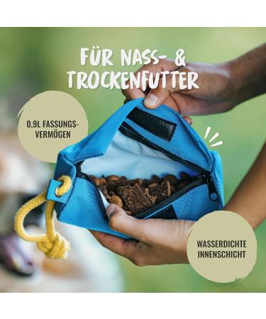 Rudelk nig Dog Food Bag - Durable Retrieving Bag for Training | Basic Blue - Buy Online on GoSupps.com