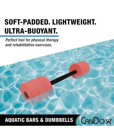CanDo Aquatic Swim Bars and Dumbbells for Hydrotherapy and Pool Fitness - Small Swim Bar Red - Buy Online on GoSupps.com