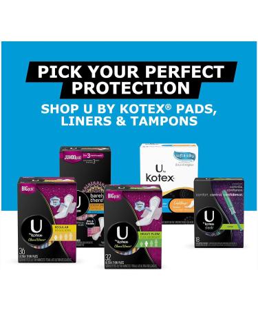 U by Kotex Barely There Thong Liners, Light Absorbency, Unscented - 50 Count - Buy Online on GoSupps.com