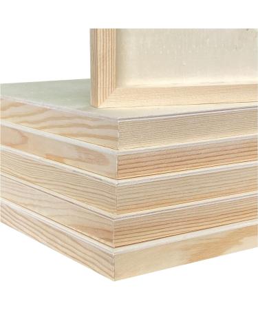 9x12 Wood Canvas 6-Pack - Framed Wooden Panel Boards for Painting and Pouring Crafts - Buy Online on GoSupps.com