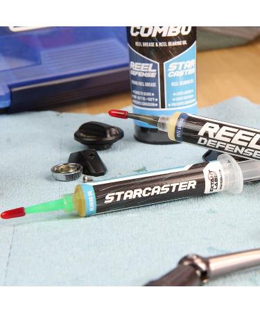 Extant Labs Reel Care Combo: Fishing Reel Oil & Grease Kit - Spinning/Baitcasting, Freshwater/Saltwater, Hardwater Maintenance - 2X 10ml Syringe - Low Temp Performance - Buy Online on GoSupps.com