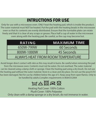 K Collection Heat Pack with Novelty Plush Cover - Avocado Design - Microwavable Plush Clay Beads Heat Bag - Heating Pads Hot Avocado Heat Pack - Buy Online on GoSupps.com