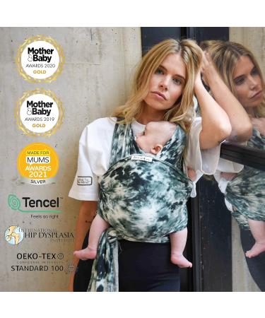 Freerider Co. Stretchy Baby Wrap Carrier | Premium Tencel Fabric | Certified Hip Healthy | Newborn to 30lbs | Ergonomic Design | Verte Color - Buy Online on GoSupps.com