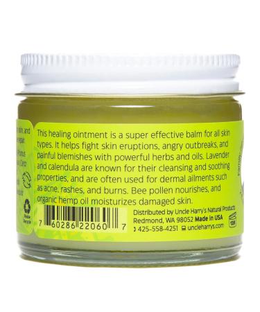 Uncle Harry's Healing Foot Salve | Best Dry Feet Treatment with Beeswax & Hemp Oil | Soothing Heel Balm & Foot Softener | Self Care for Cracked Heels & Calluses - International Shipping Available - Buy Online on GoSupps.com