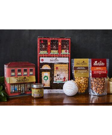 Joe & Seph s Vegan Popcorn Advent Calendar (24 bags) | Festive Treat air-popped popcorn gourmet popcorn festive snacks gifts for men gifts for women gifts for children Vegan Advent Calendar - Buy Online on GoSupps.com