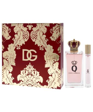 Dolce and Gabbana Q for Women - 2 Pc Gift Set 3.3oz EDP Spray 0.33oz EDP Spray - Buy Online on GoSupps.com