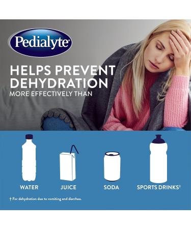 Pedialyte AdvancedCare Liquid Electrolyte Solution Blue Raspberry 1-L Bottle Electrolyte Replacement Oral Rehydration Solution - Buy Online on GoSupps.com