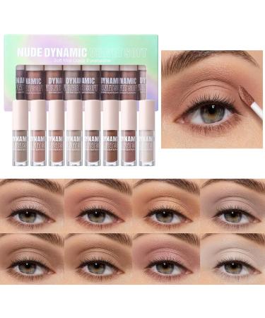 Fard paupi res liquide Ensemble de b tons mats imperm able lisse cr meux longue dur e cosm tiques hautement pigment s | 8 couleurs neutres maquillage femmes filles Halloween Cosplay f te Date - Buy Online on GoSupps.com