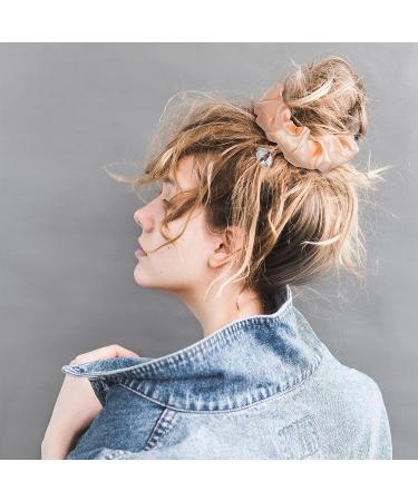 32-Piece Bridesmaid Proposal Gift Set - Satin Scrunchies, Hair Bands, Bracelets, Diamond Pen & Card (White/Champagne) - Buy Online on GoSupps.com