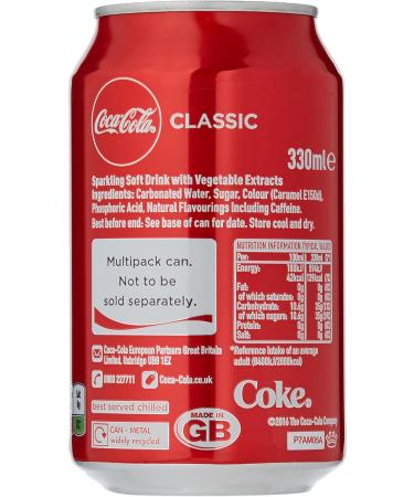 Coca Cola 30x330ml Cans - Buy Online on GoSupps.com