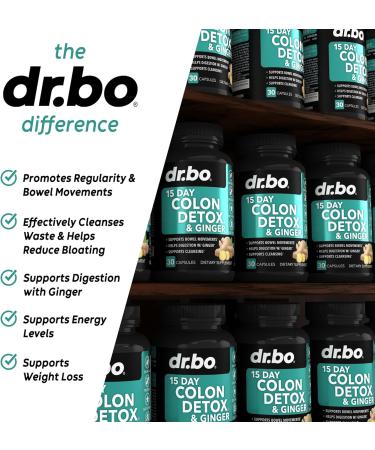 Collagen Peptides & Colon Cleanse Detox - 15 Day Colon Cleanse Pills & Ginger - Multi Collagen for Women & Men Complex Capsules Skin Hair & Nails - Bowel Movement Supplements for Stomach Bloating - Buy Online on GoSupps.com