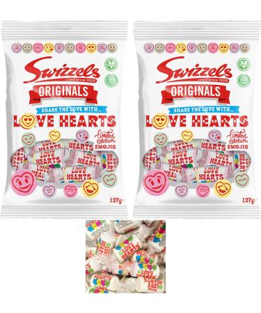 2x Sweets Bundle with Swizzels Originals Love Hearts Bag | Mother s Day Sweet Gifts | Valentine Sweet Gifts | Swizzels Sweets Heart Shaped Sweets | Thank You Gifts | 127g - Buy Online on GoSupps.com