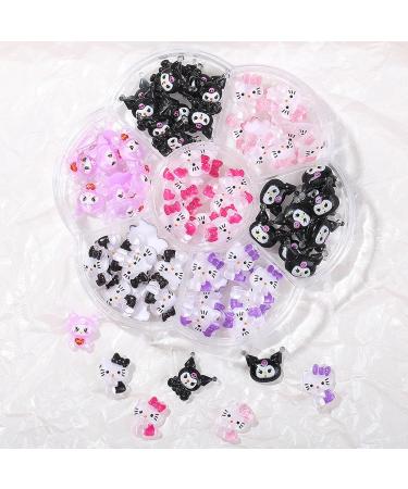 3D Hello Kitty Nail Charms 77Pcs Cartoon Kitty Cat Nail Art Charms Kawaii Nail Decorations for Nail Art Supplies 3D Cute Nail Gems Nail Charms Nail Decorations for Nail Art - Buy Online on GoSupps.com