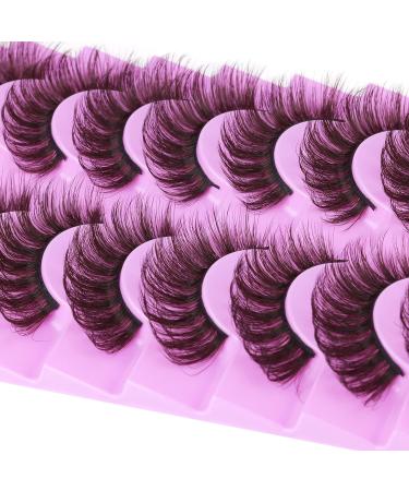 Brown Natural Look 5D Volume False Eyelashes - 9 Pairs by Goddvenus - Buy Online on GoSupps.com