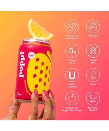 POPPI Sparkling Prebiotic Soda w/ Gut Health & Immunity Benefits  Beverages w/ Apple Cider Vinegar  Seltzer Water & Fruit Juice  Low Calorie & Low Sugar Drinks  Fun Favs Variety Pack  12oz (12 Pack) (Packaging & Flavors May Vary) (Variety) Fun Favorites 1 - Buy Online on GoSupps.com