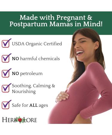 Herb Lore Organic Booty Salve Natural Soothing Ointment Herbal Comfort Cream for Sensitive, Delicate Areas and Itching (3.4 oz) 3.4 Ounce - Buy Online on GoSupps.com