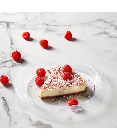 200 Pack Munfix 9 Inch Clear Plastic Plates - Disposable, Microwavable, Recyclable for BBQ, Party, Dinner, Travel & Events - Buy Online on GoSupps.com
