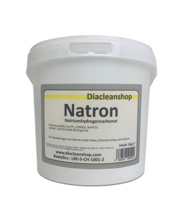 Baking soda powder 1kg - E500ii baking powder - pharmaceutical quality/food grade - for household bathroom & kitchen 1 kg (1 pack)