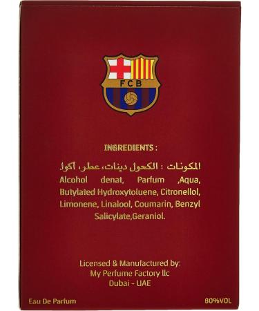 Barca Camp Nou Eau De Parfum Spray 3.4 oz - Buy Online on GoSupps.com