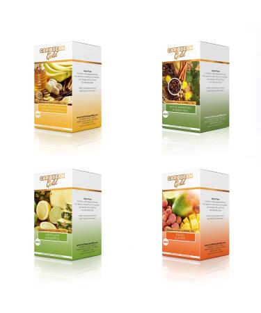 Caribbean Gold Fruit and Herbal Teas-Four Flavours