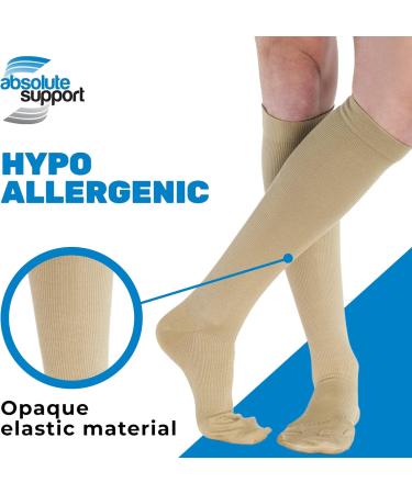 Buy Absolute Support Transparent Compression Stockings for Women 15-20mmHg - DE-A101 S Skin Colour - Premium Quality & International Shipping - Buy Online on GoSupps.com